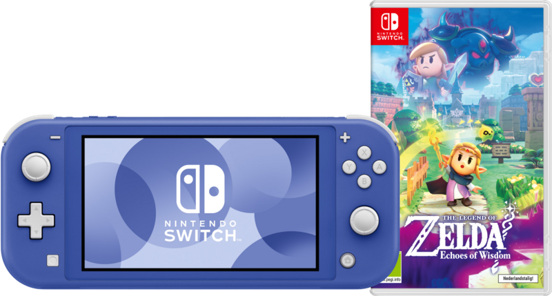 Nintendo Switch Lite Blauw + Zelda: Echoes of Wisdom