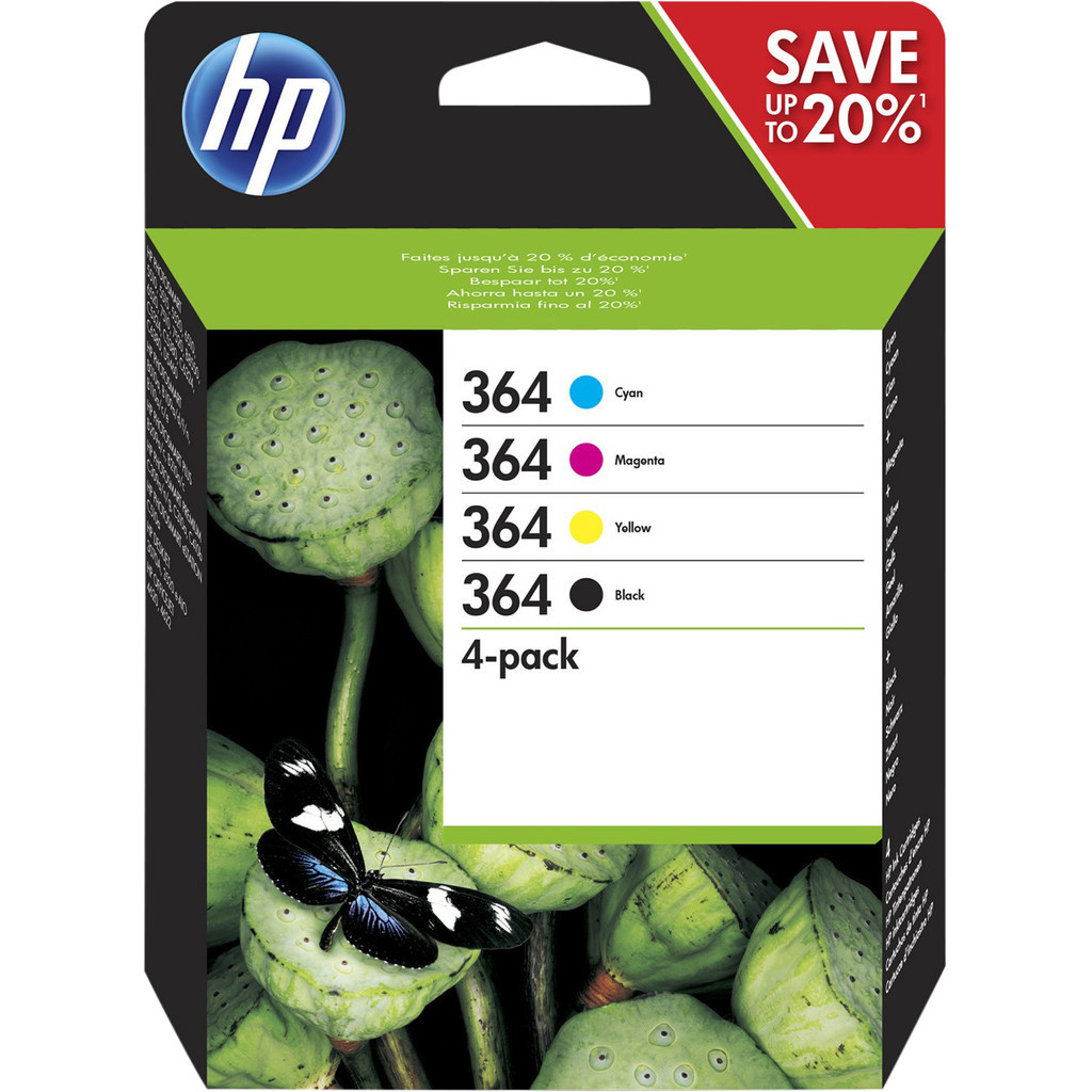 HP 364 Cartridges Combo Pack