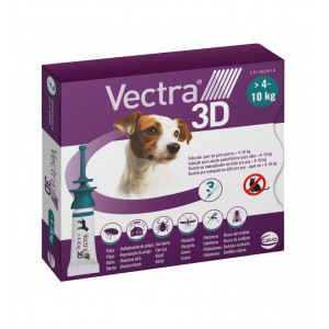 Vectra 3D S Spot-on hond 4 - 10 kg (3 pipetten) 3 pipetten