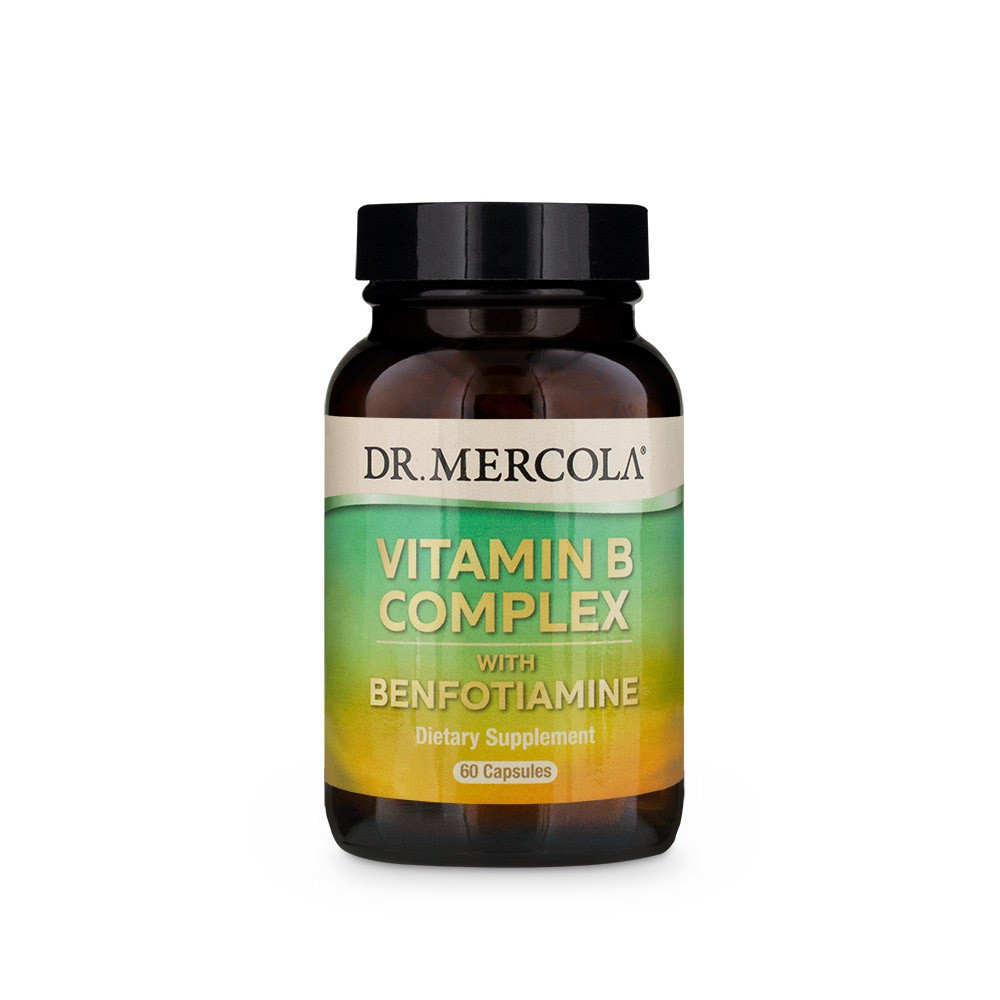 Vitamin B Complex (60 Capsules) - Dr. Mercola