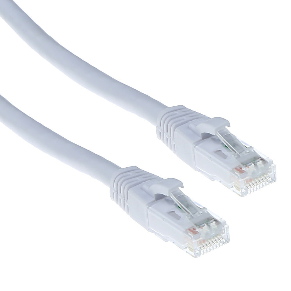 ACT IB6300 U/UTP CAT6A Patchkabel Snagless Wit - 50 cm