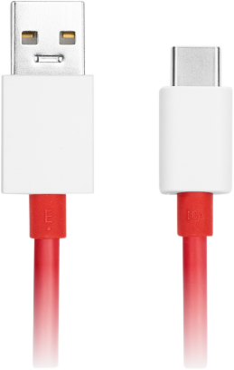 OnePlus Usb A naar Usb C 1m Kunststof Rood