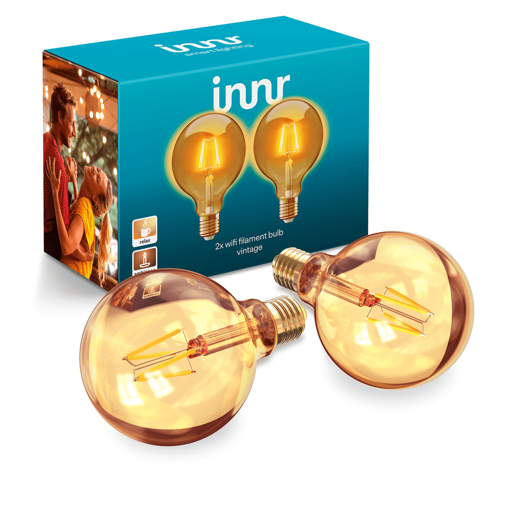 Innr Wifi Filament E27 Globe Vintage 2-pack