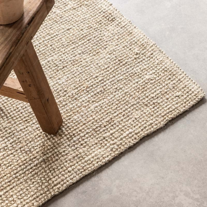 Handgeweven Jute Vloerkleed Crème - Hanse Home - 80x200 cm - Rechthoek - Dekbed-Discounter.nl