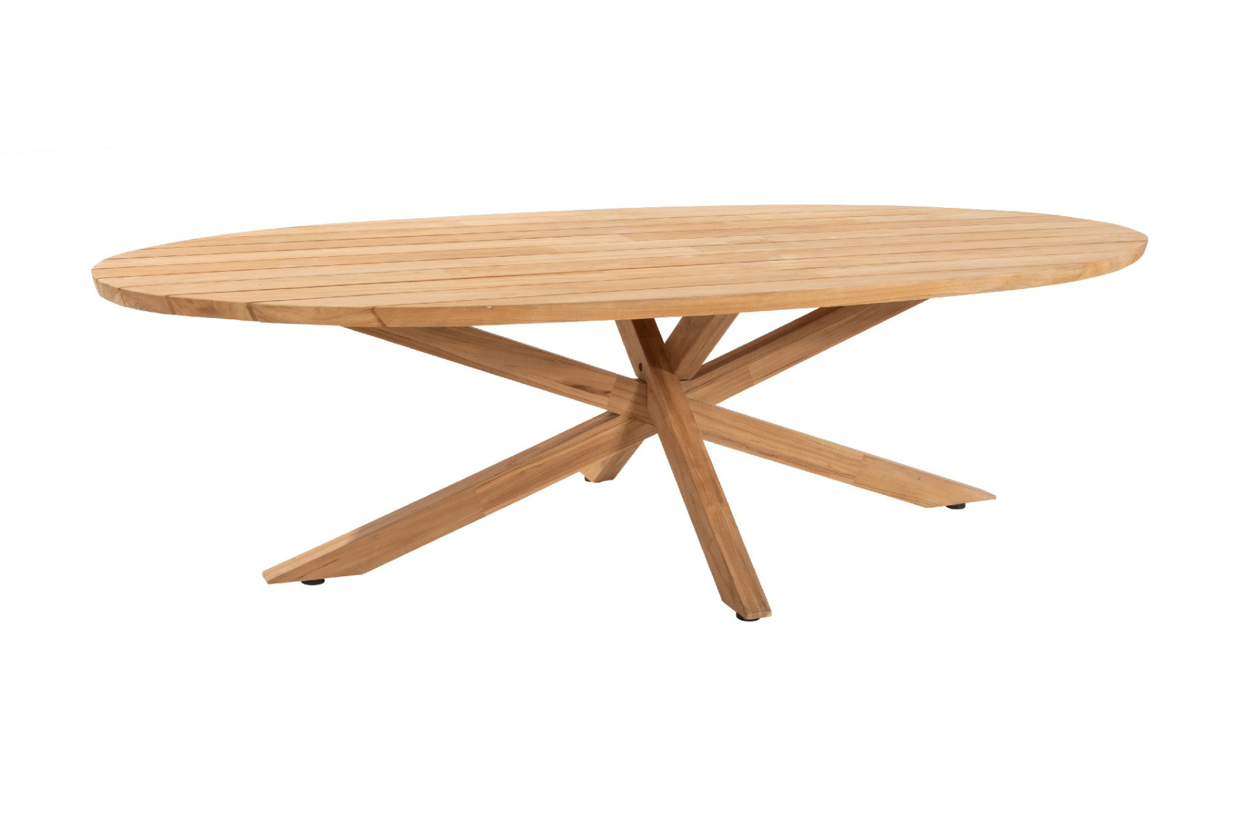 Taste Prado Ellips low dining tuintafel - ovaal - 240x115 cm. teakhout