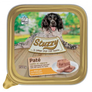 Stuzzy Paté met kip hondenvoer 150 gr. 2 trays (44 x 150 g)