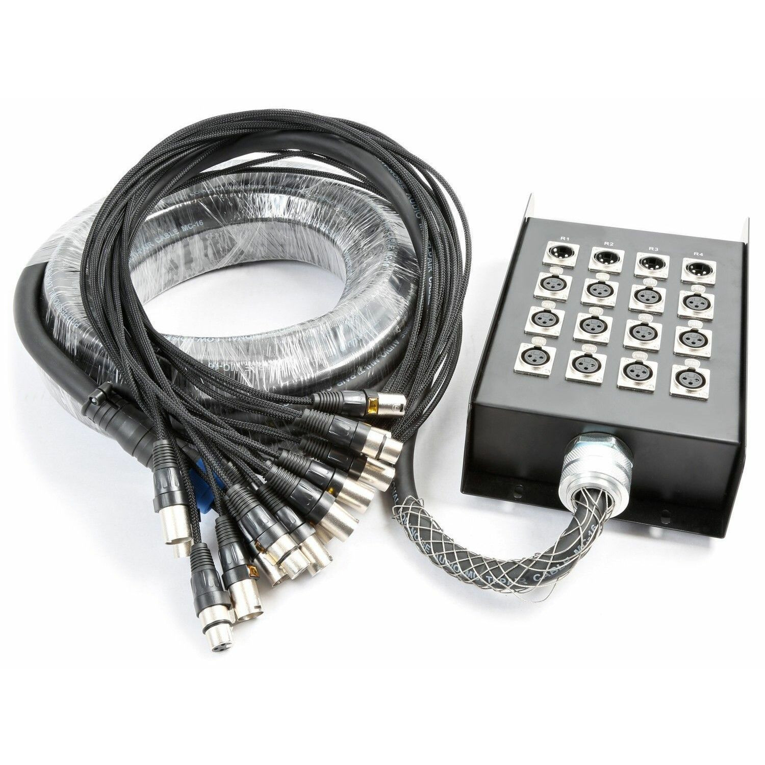 Retourdeal - PD Connex Stage Snake 12-in 4-out XLR 15 meter