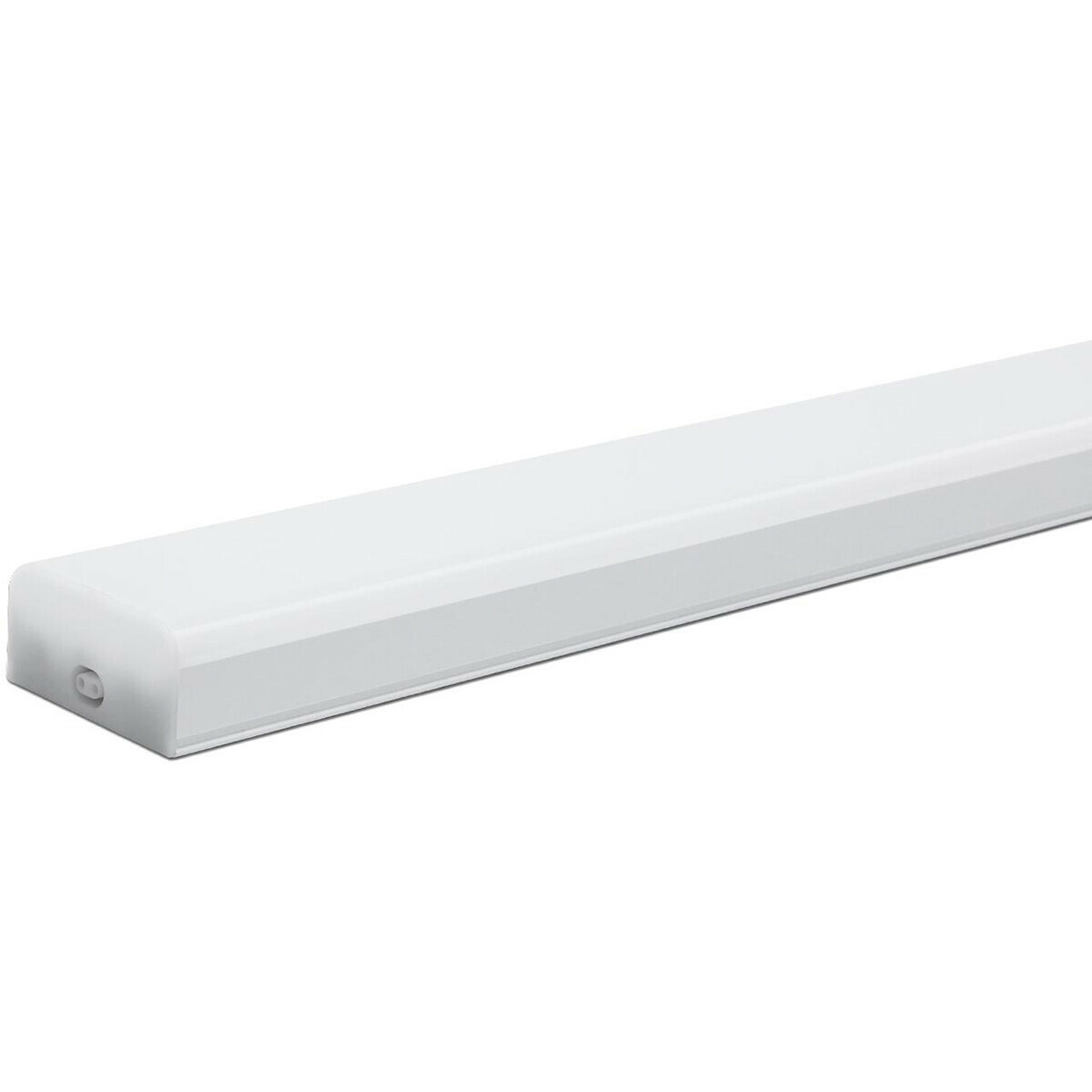 LED TL Armatuur met T5 Buis - Keukenverlichting - Aigi Shado - 120cm - 40W - Koppelbaar - Helder/Koud Wit 6500K - Mat Wit