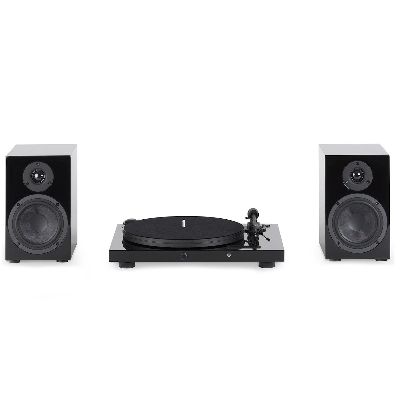 Pro-Ject Jukebox E1 + Speaker Box 5 Set Platenspeler Zwart