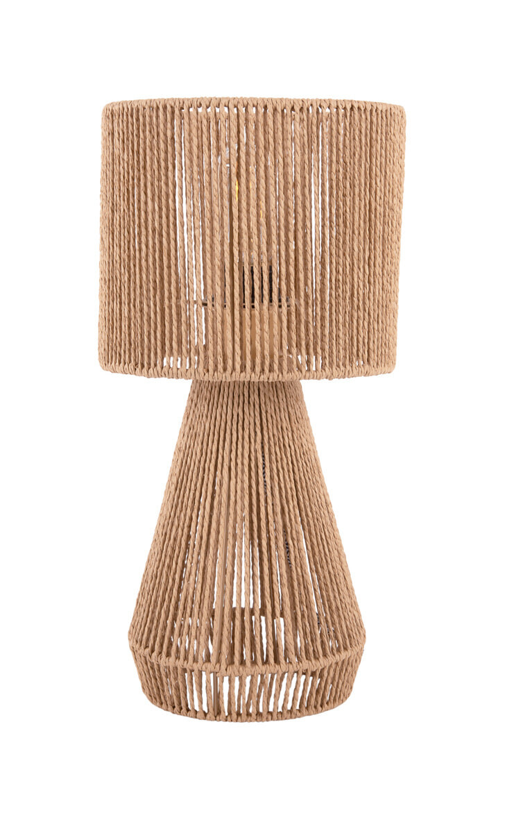 Leitmotiv Tafellamp Forma Cone Jute, 40cm hoog