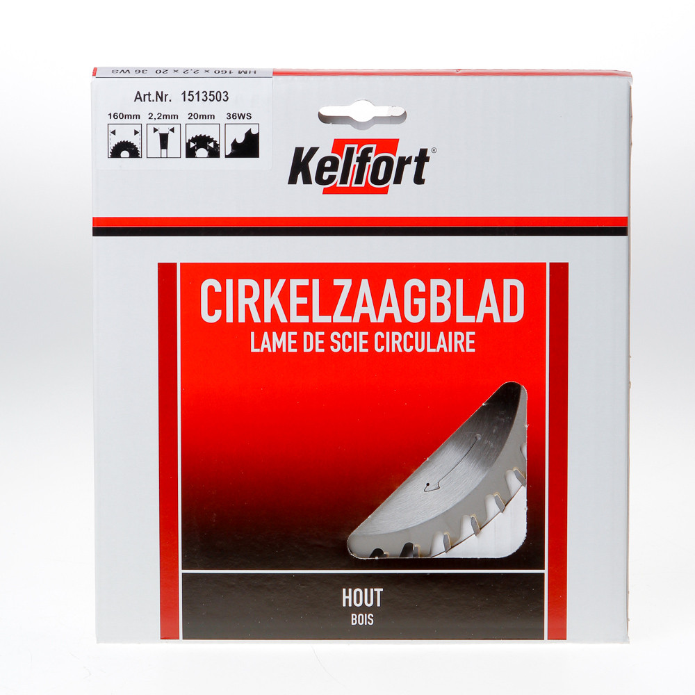 Cirkelzaagblad hm 160x20 36t