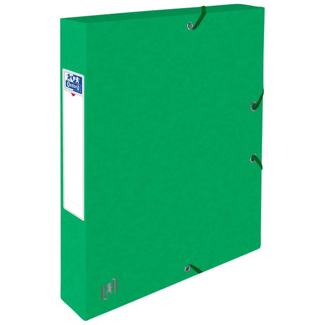 Elastobox Oxford Top File+ A4 40mm groen | 9 stuks