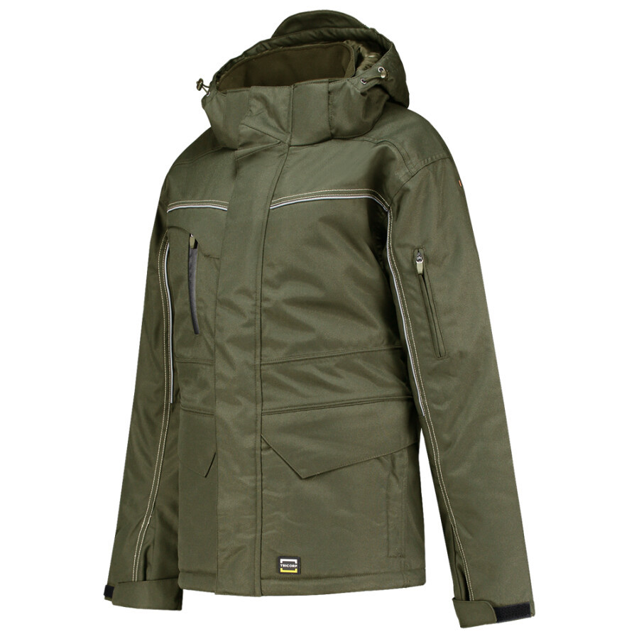 Tricorp midi parka canvas - 402007 - legergroen - maat M