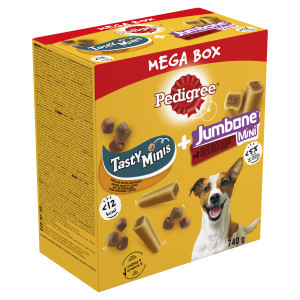 Pedigree Megabox Tasty Minis & Jumbone hondensnacks 1 verpakking