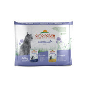 Almo Nature Intestinal Help multipack met vis en gevogelte natvoer kat (70 g) 2 x (6 x 70 g)