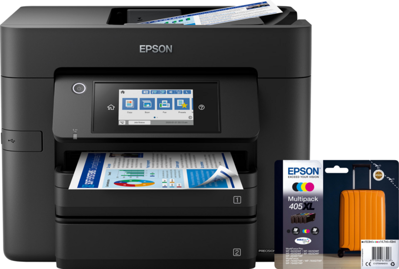 Epson WorkForce WF-4830DTWF + 1 set extra inkt