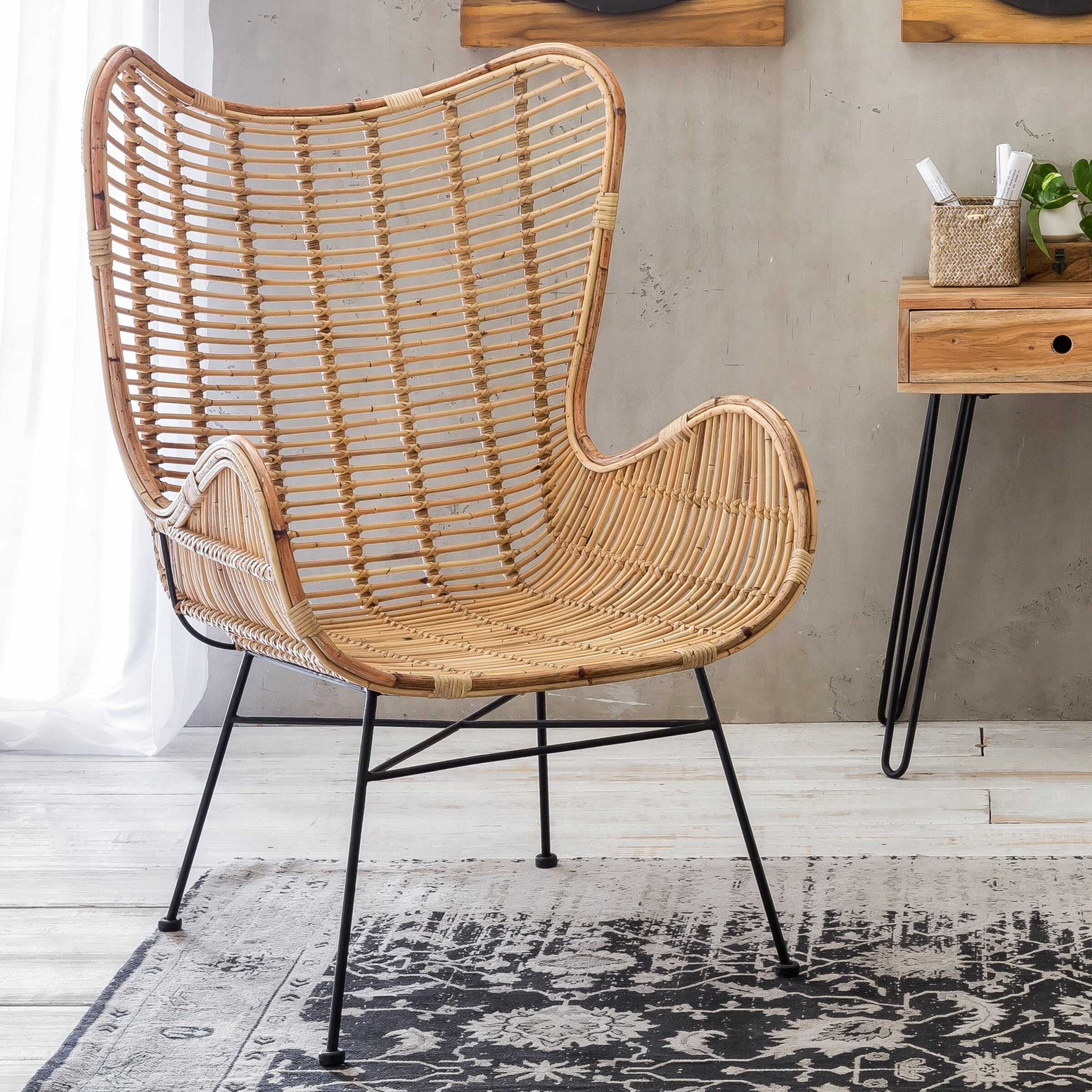 Artistiq Fauteuil Tassie Rotan - Bruin