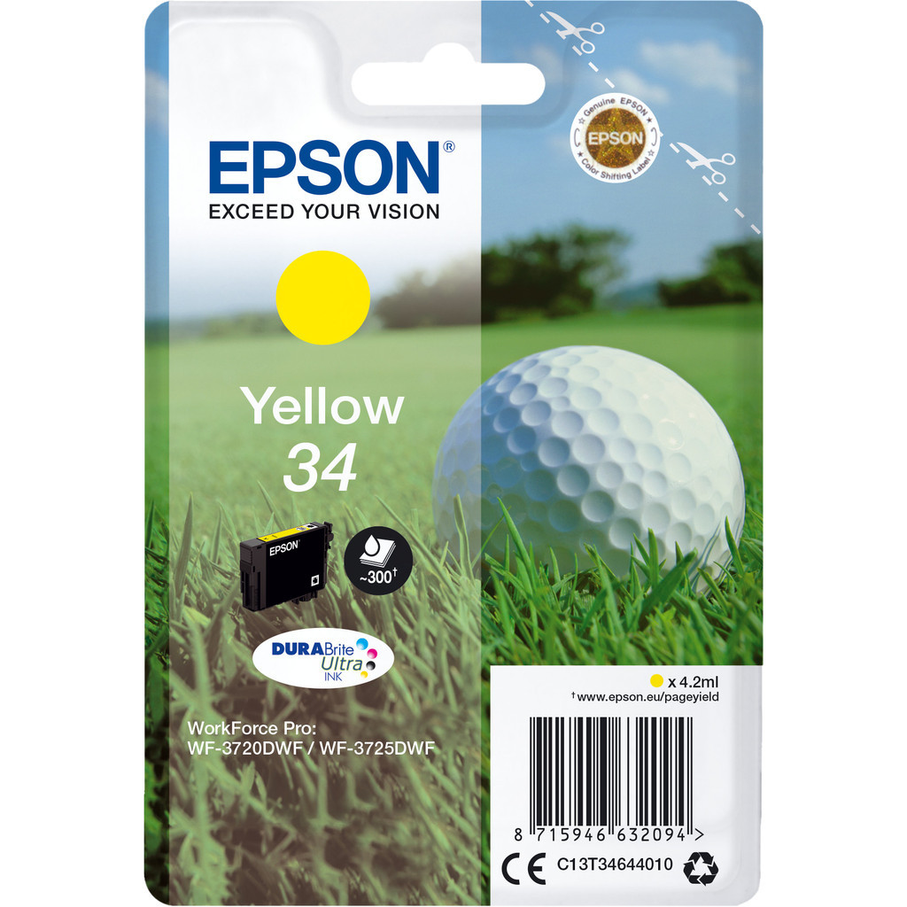 Epson 34 Cartridge Geel