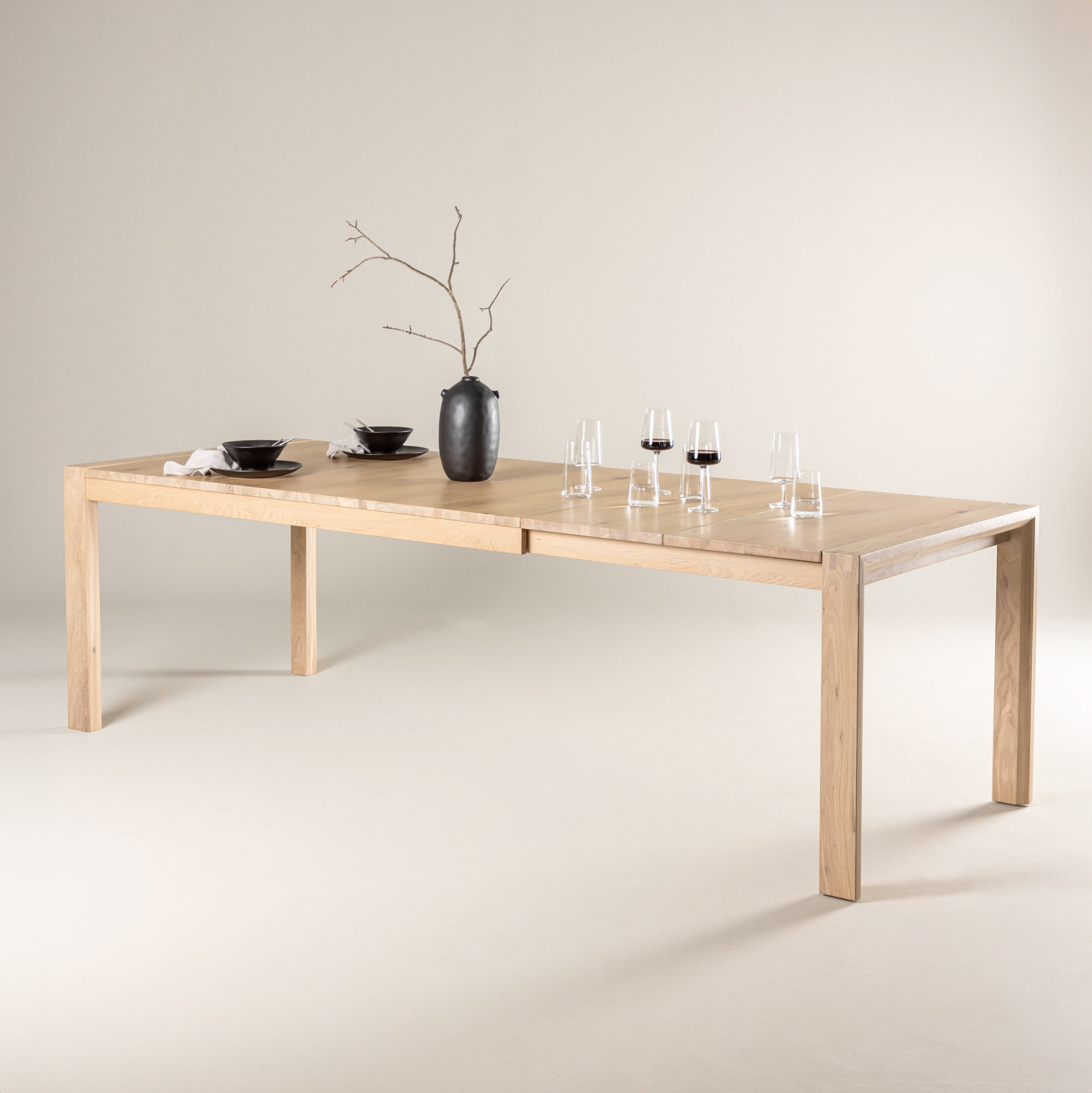 Nohr Uitschuifbare Eettafel Cederick Eikenhout, 170/210/250 x 95cm - Naturel