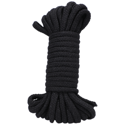 Doc Johnson Cotton Rope - 32 ft - Black