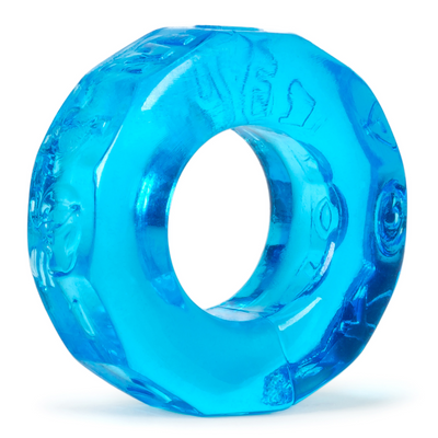 Oxballs Sprocket - No-Roll Comfort Cockring - Ice Blue