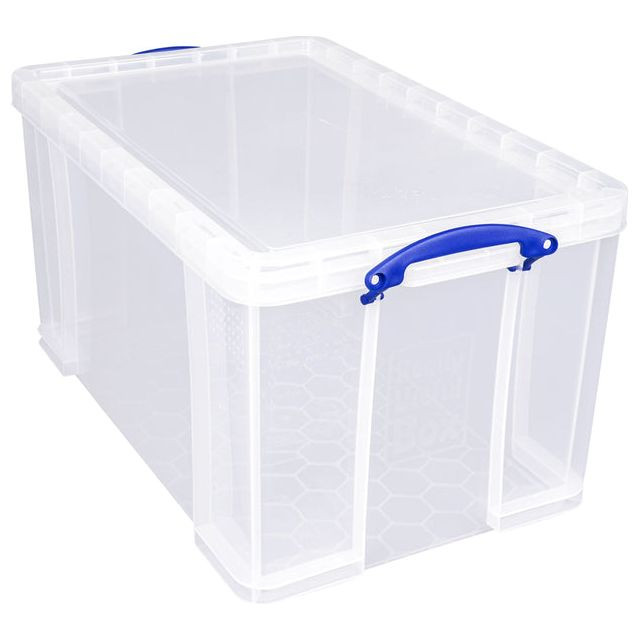 Really Useful Box opbergdoos 84 liter, transparant