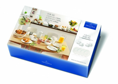 Villeroy & Boch For Me Koffieset 4 pers, 12-delig