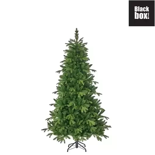 Black box kunstkerstboom Brampton slim h185 x d114cm groen