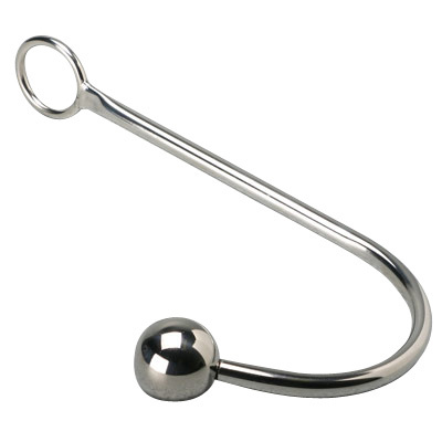 XR Brands Hookede - Stainless Steel Anal Hook