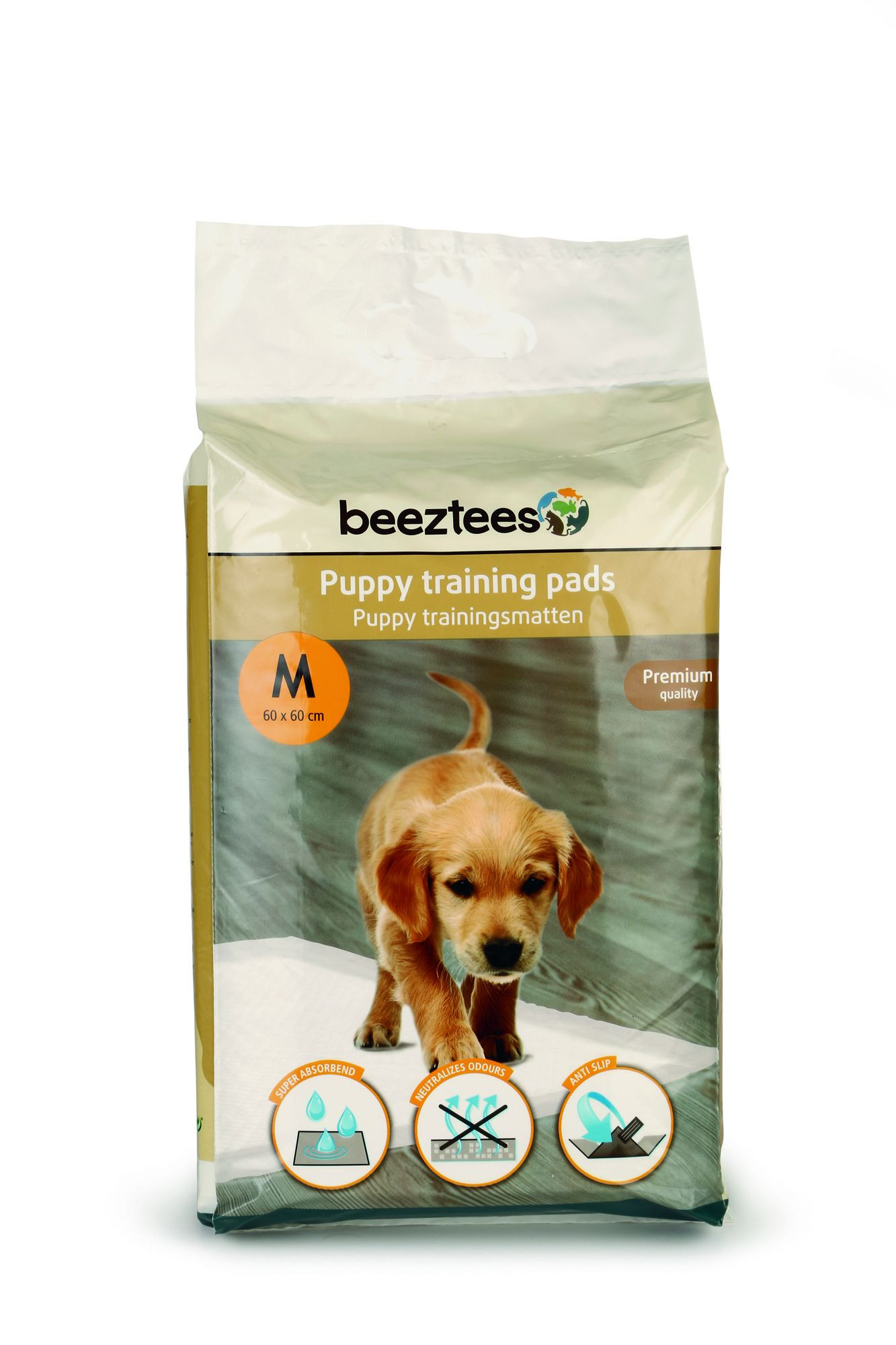 Beeztees Puppy Trainingsmatten M 60 x 60cm 15st