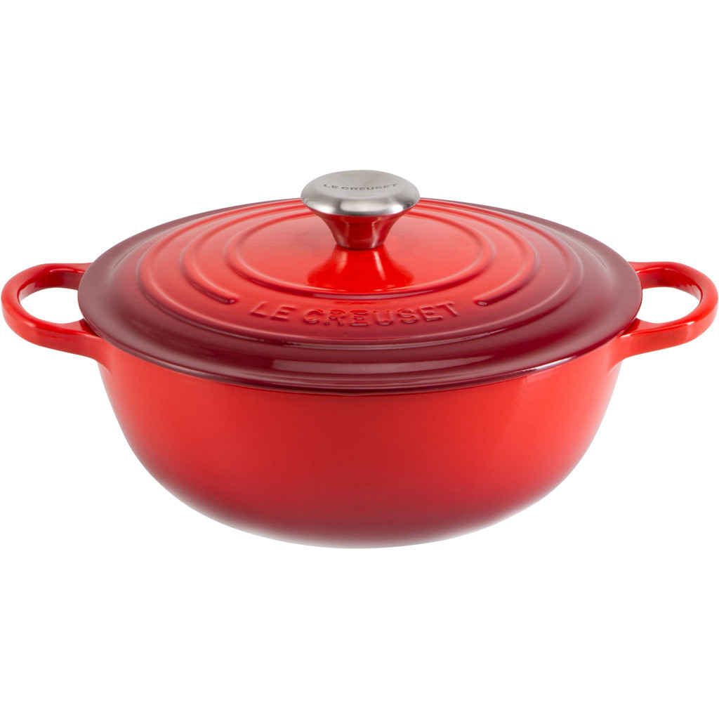 Le Creuset Marmite Braadpan 32 cm Kersenrood