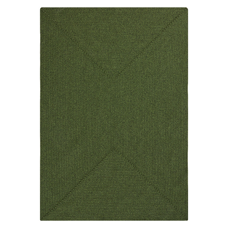 Jute Vloerkleed Braids Groen - NORTHRUGS - 80x150 cm - Rechthoek - Dekbed-Discounter.nl