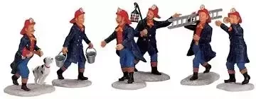 Lemax Fireman - Set of 6