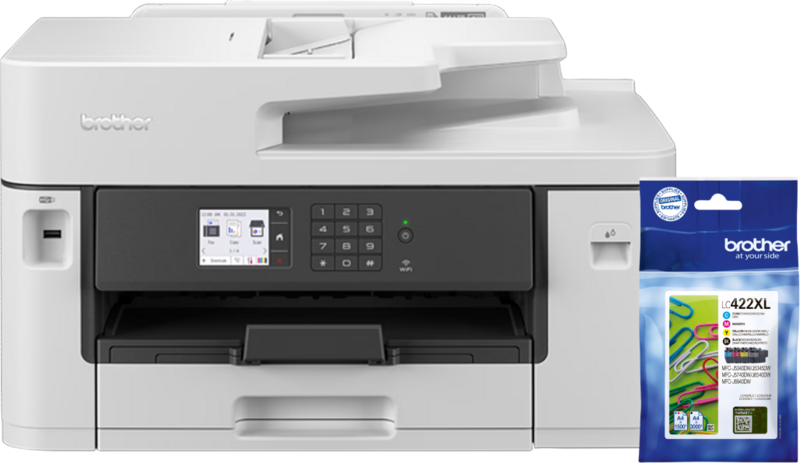 Brother MFC-J5340DWE + 1 set extra inkt