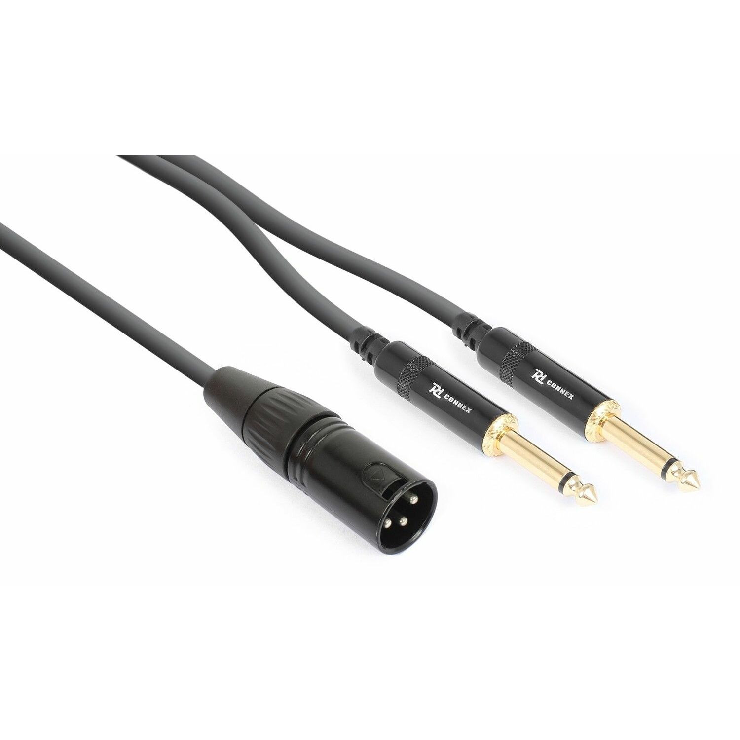 PD Connex Kabel - CX56-3 - 1x XLR Male - 2x 6,3mm mono jack 3 meter