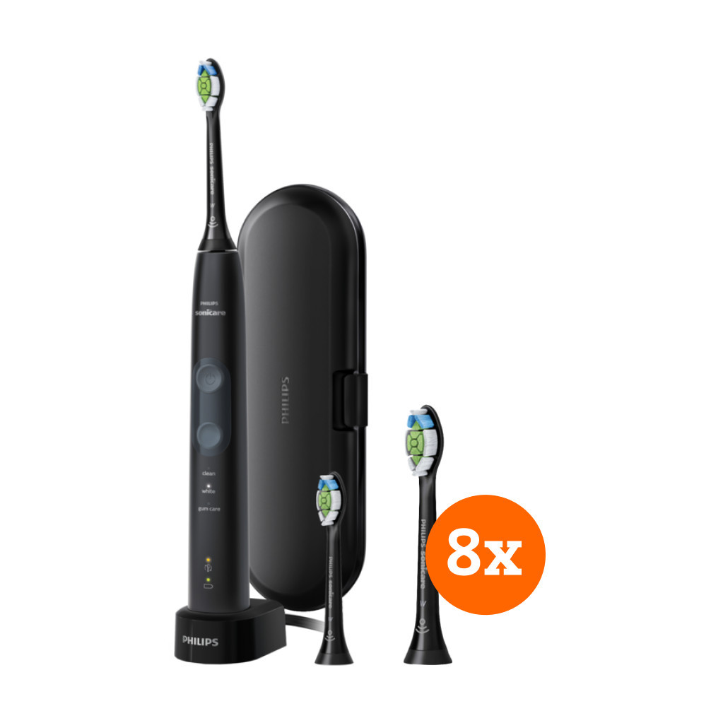 Philips Sonicare ProtectiveClean 5100 HX6850/47 + Optimal White opzetborstels (8 stuks)