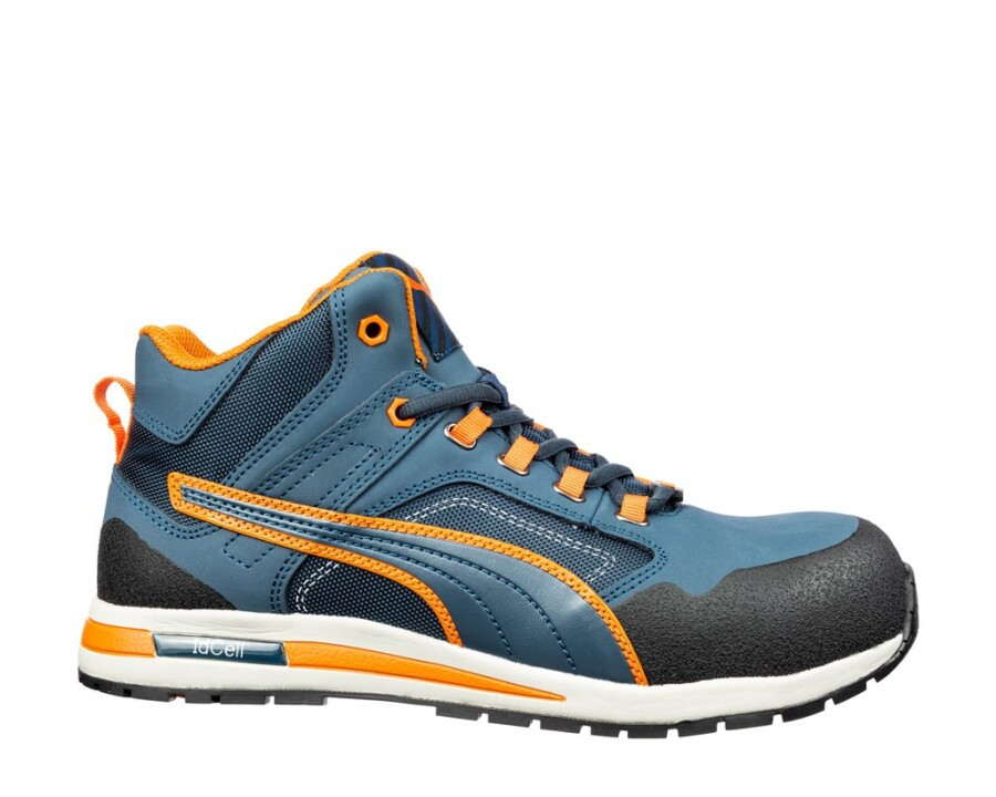 Puma werkschoenen - Crosstwist Mid - blauw - S3 - maat 44