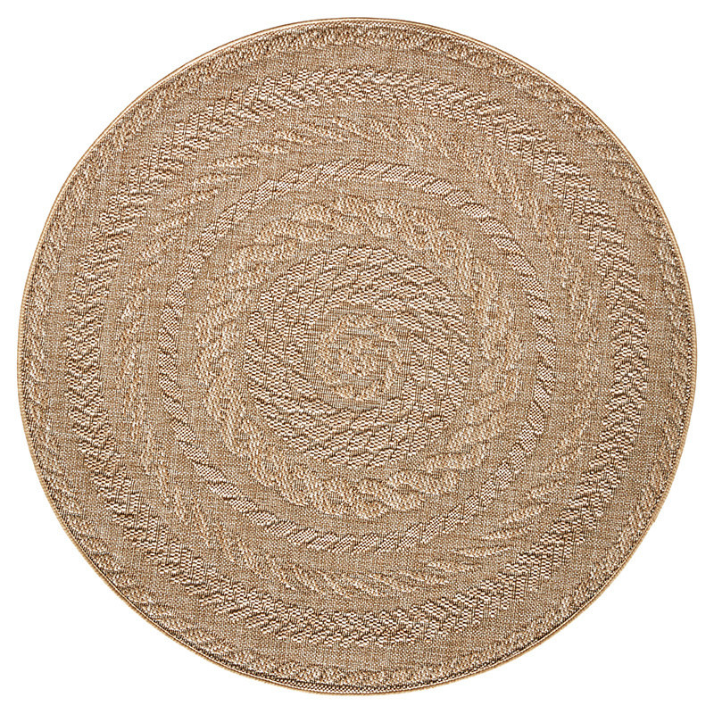 Jute Buitenkleed Woods Beige - NORTHRUGS - Rond - Dekbed-Discounter.nl