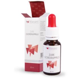 Maxani Zure Oordruppels hond 20ml