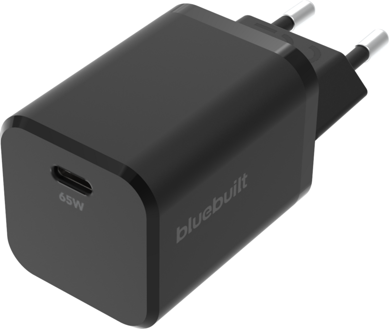 BlueBuilt Power Delivery Oplader met Usb C Poort 65W Zwart