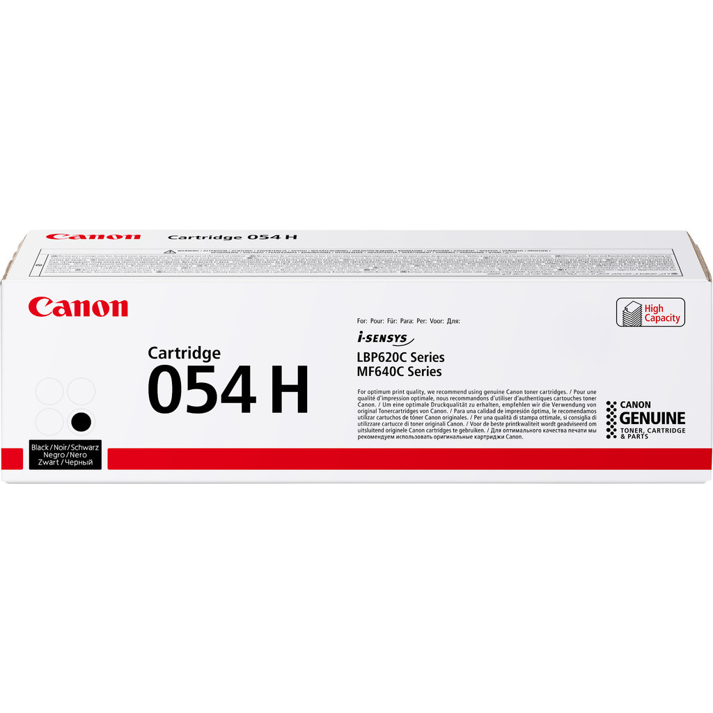 Canon 054 H Toner Zwart (Hoge capaciteit)