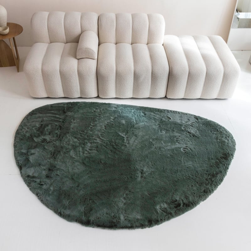 Vloerkleed Comfy Stone Mos 110 x 160 cm Groen - Grandstone - 160x230 cm - Dekbed-Discounter.nl