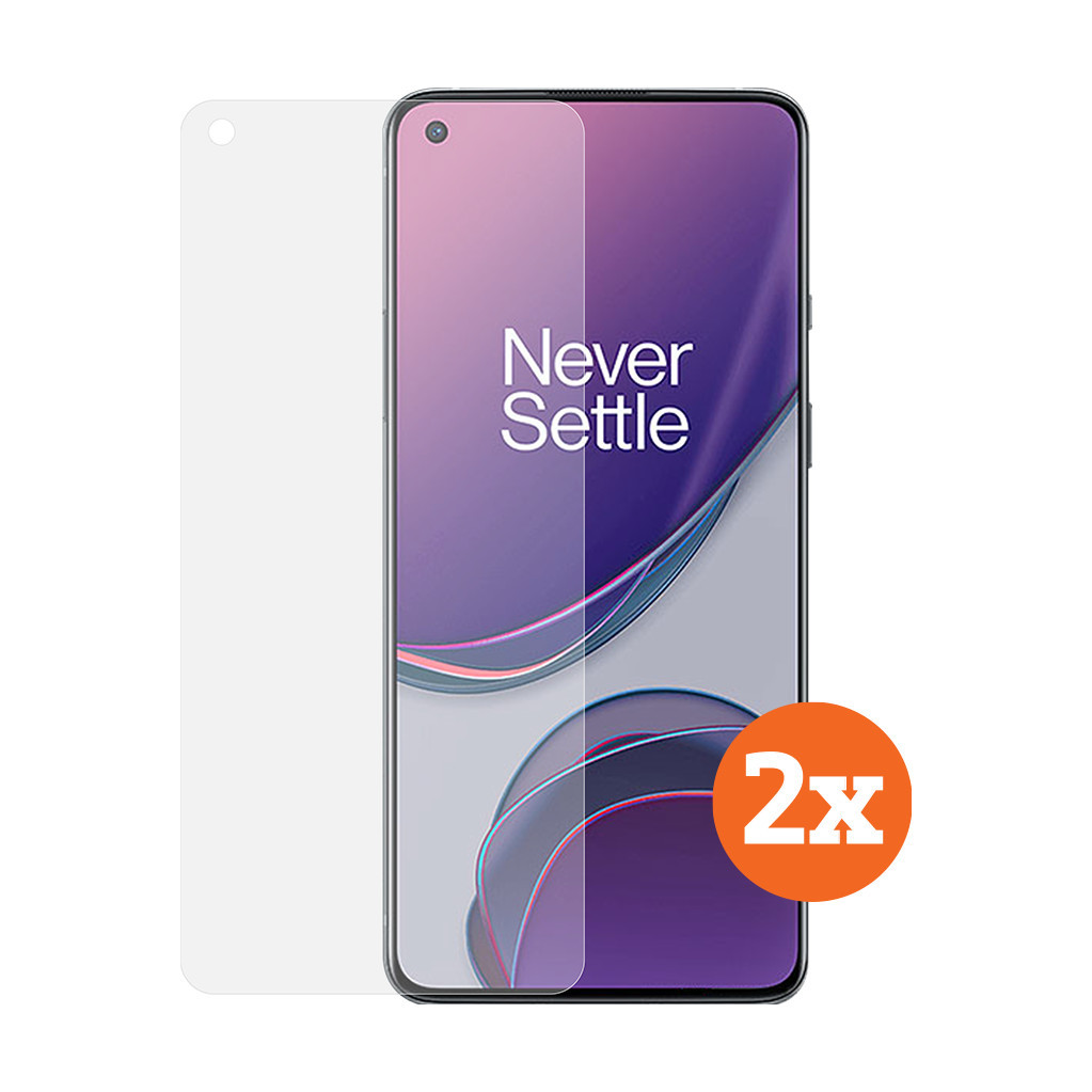 Azuri Tempered Glass OnePlus 8T / OnePlus 9 Screenprotector Duo Pack