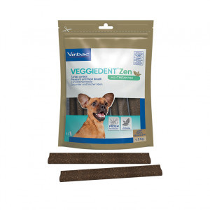 Virbac Veggiedent Zen kauwstrips hond XS (15 st.) 2 verpakkingen