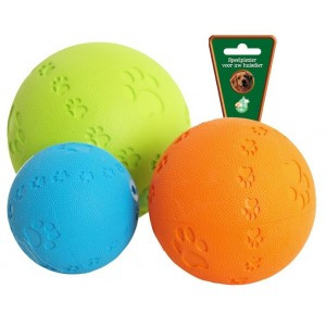 Rubberbal met pootjes en piep Medium