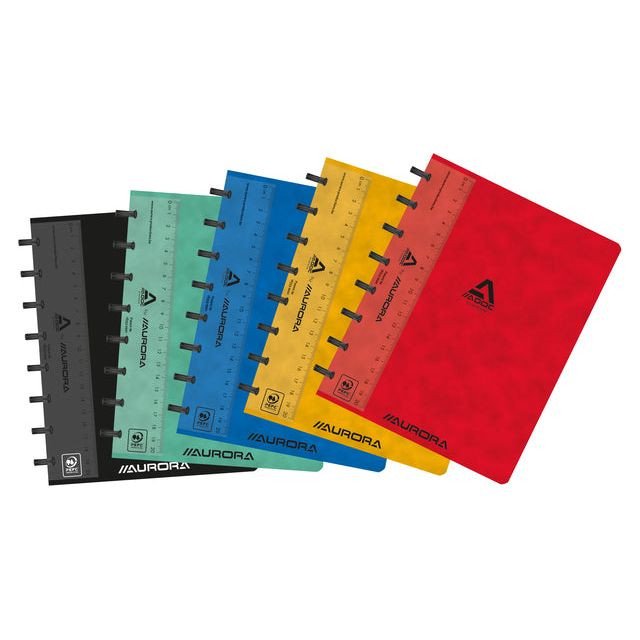 Adoc Classic schrift, ft A5, 144 bladzijden, commercieel geruit, geassorteerde kleuren