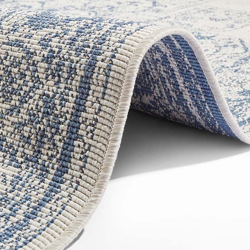 Dubbelzijdig Vloerkleed Borbon Blauw - NORTHRUGS Twin Supreme - 120x170 cm - Rechthoek - Dekbed-Discounter.nl