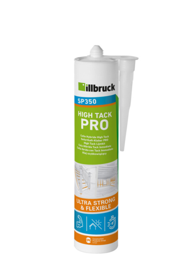 illbruck SP350 HIGH TACK PRO lijmkit - 310 ml - zwart