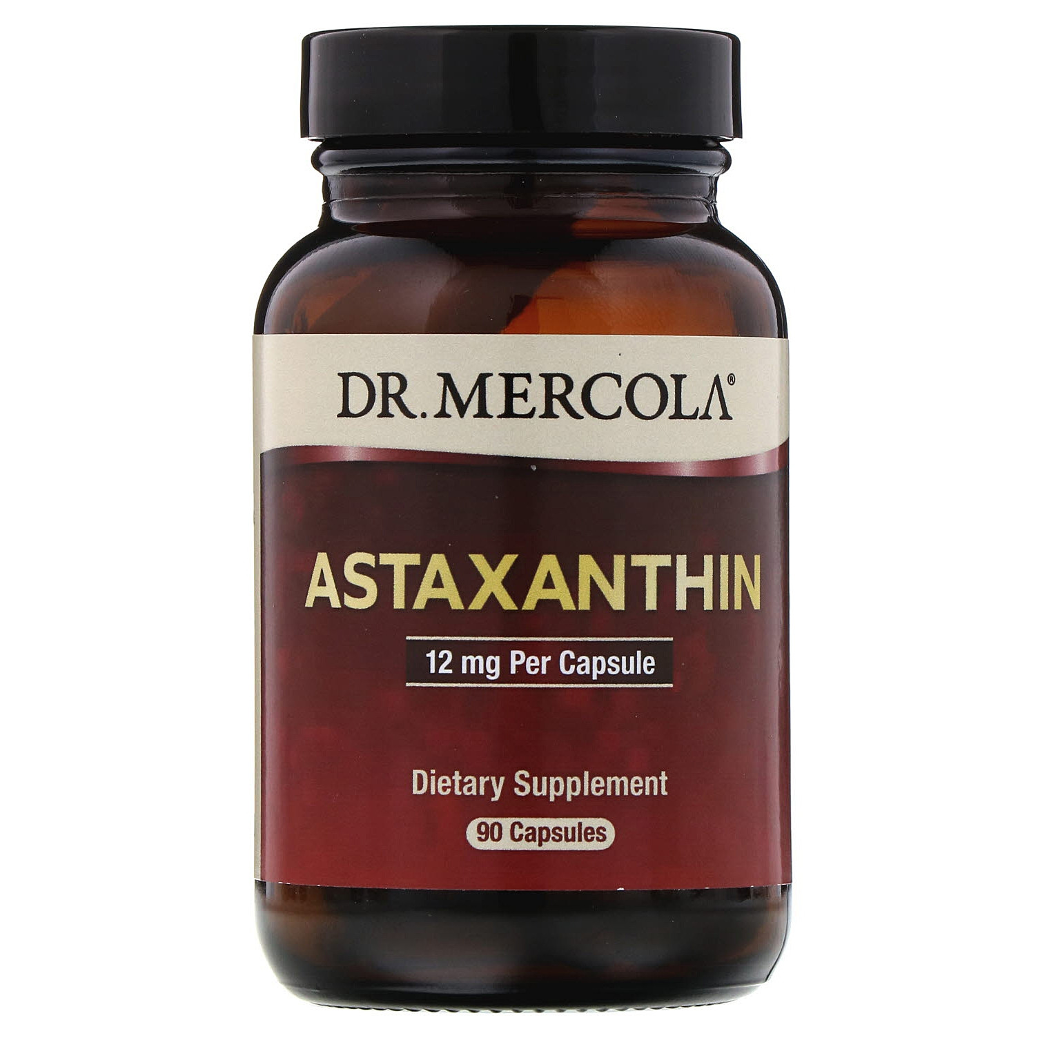 Astaxanthin 12 mg (90 Capsules) - Dr. Mercola