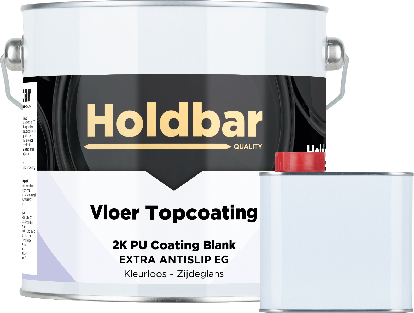 Holdbar Vloer Topcoating Extra Antislip (Extra Grof) Zijdeglans 2,5 kg